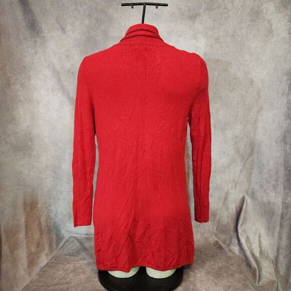 Cato Red Open Front Women's Sweater Size Small - Picture 3 of 5